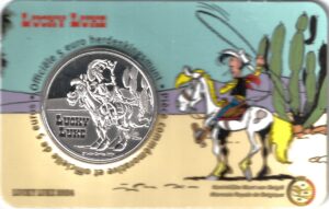 2024 Belgio € 5 Lucky Luke card