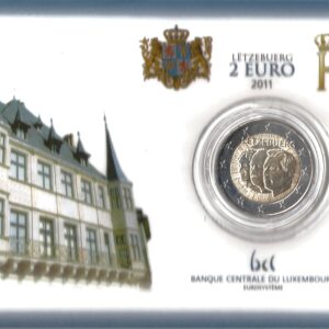 2011 Lussemburgo € 2 Giovanni Card B.U.