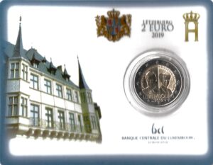 2019 Lussemburgo € 2 Ascesa GRDessa Card B.U.