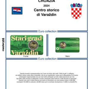 2024 Croazia € 2 Città di Varazdin Aggiornamento in Card Masterphil