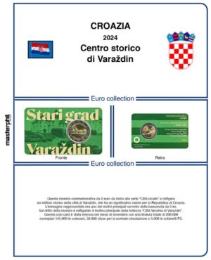 2024 Croazia € 2 Città di Varazdin Aggiornamento in Card Masterphil
