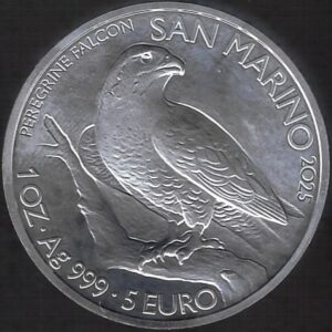 2025 San Marino 1 oncia Falco pellegrino