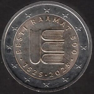 2025 Estonia € 2 Lingua Estone