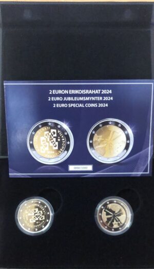 2024 Finlandia € 2 Elezioni e Democrazia + € 2 Architetturra Fondo Specchio - immagine 2