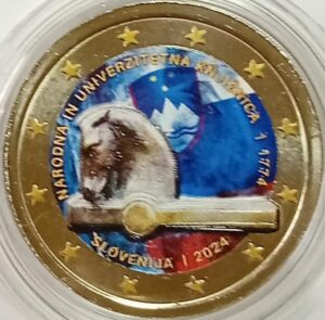 2024 Slovenia € 2 Biblioteca Colore