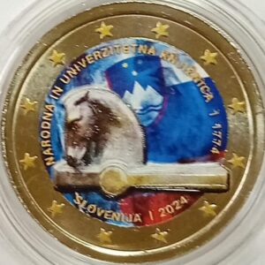 2024 Slovenia € 2 Biblioteca Colore