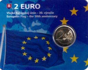 2015 Slovacchia € 2 Bandiera Card