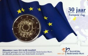 2015 Olanda € 2 Bandiera Card