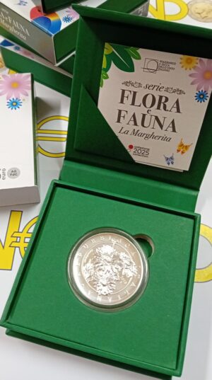 2025 Italia 0,25 euro Flora e Fauna in cofanetto