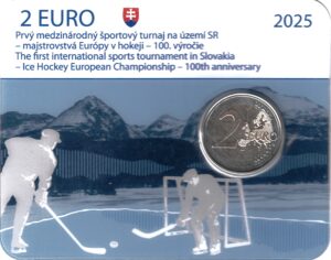 2025 Slovacchia € 2 Hockey in Card