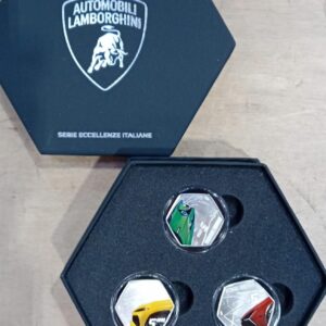 2025 Italia € 5 Trittico Lamborghini 3 x 5€ confezione unica