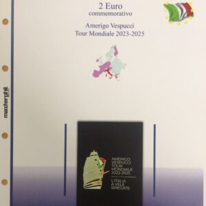 2025 Italia € 2  Coin card Vespucci Aggiornamento Masterphil