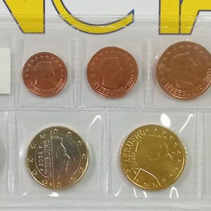 2025 Lussemburgo Serie annuale 8 valori sfusi