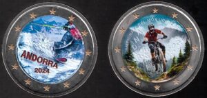 2024 Andorra € 2 Campionati di MountainBike + Sci la coppia Colore