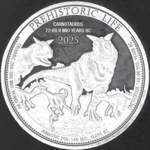 2025 Congo 1 oncia Animali Preistorici