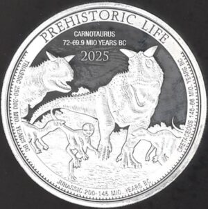 2025 Congo 1 oncia Animali Preistorici