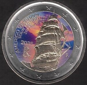 2025 Italia € 2 Vespucci colore