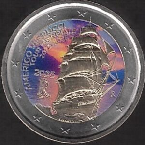 2025 Italia € 2 Vespucci colore