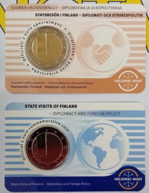 2025 Finlandia € 2 Democrazia e Politica estera card versione casuale