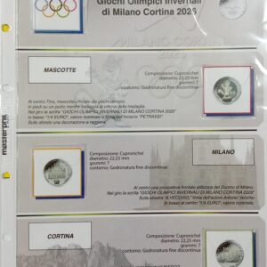 2025 Italia 0,25 cent Olimpiadi Aggiornamento Masterphil