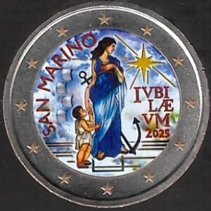 2025 San Marino € 2 Giubileo colore