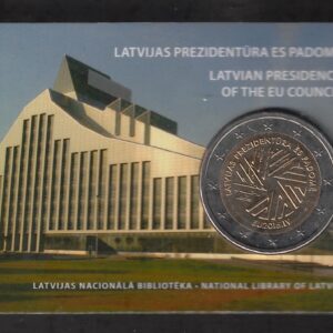 2015 Lettonia € 2 Presidenza Semestrale UE Card