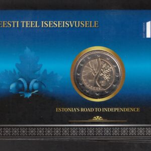 2017 Estonia € 2 Verso l'Indipendenza Card
