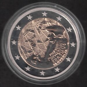 2022 Slovenia € 2 Erasmus Fondo Specchio