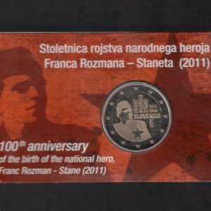 2011 Slovenia € 2 Franc Rozman
