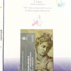 2025 San Marino € 2 Michelangelo Aggiornamento Masterphil