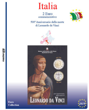 2019 Italia € 2  Leonardo dittico Aggiornamento Masterphil