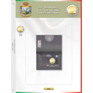 2024 Italia € 2 Coin card Finanza Aggiornamento Abafil