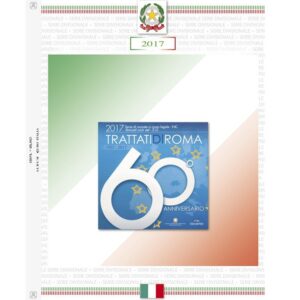 2017 Italia Serie Zecca Trattati di Roma Aggiornamento Abafil