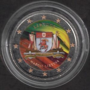 2025 Lituania € 2 Regione Mazoji Colore