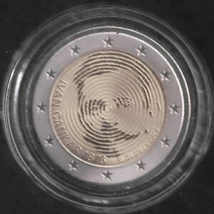 2026 Slovenia € 2 Ivan Cankar Fondo specchio - Proof in capsula