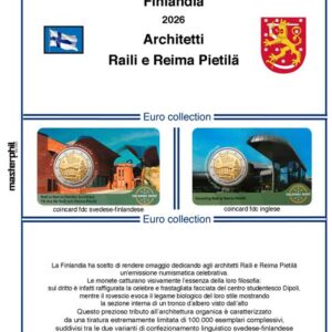 2026 Finlandia € 2 Architettura in card Aggiornamento Masterphil